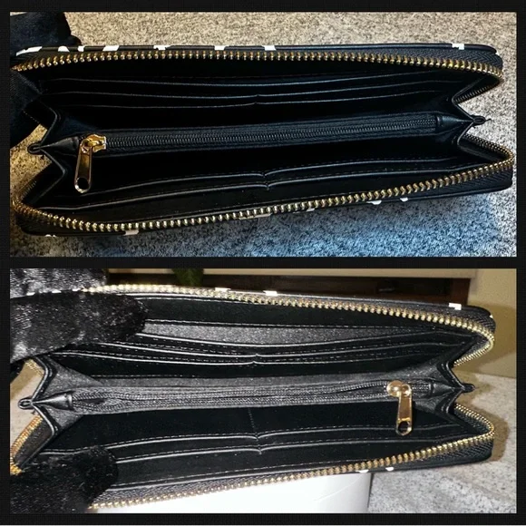 New “a new day” PURRfect convertible wallet -Cheetah print -crossbody loops NWOT - Picture 11 of 12